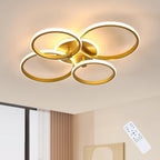 Ceiling Light - Gold Acrylic Frame, Tunable and Dimmable
