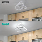 Deckenleuchte - Weißer Aluminiumrahmen, Weißes Licht