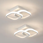 Ceiling Light - White Aluminium Frame, Natural Light