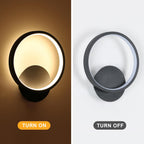 Wall Light - White Aluminium Frame, White Light