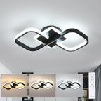 Ceiling Light - Black Acrylic Frame, Tunable and Dimmable