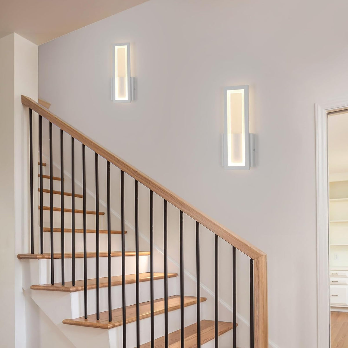 Wall Light - White Acrylic Frame, Tunable
