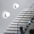 Lampada da parete - Struttura in metallo cromato