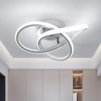 Ceiling Light - White Aluminium Frame, White Light