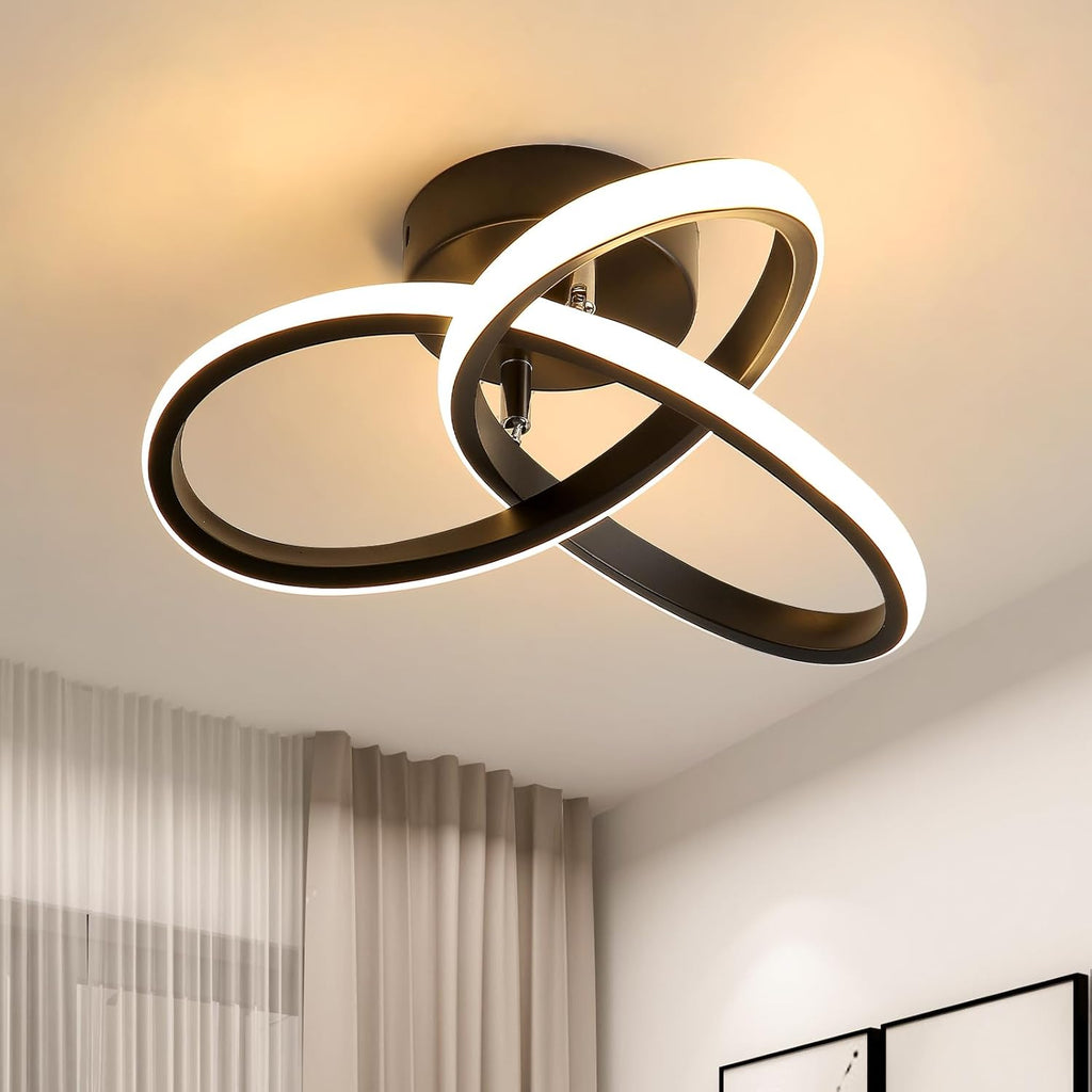 Ceiling Light - Gold Aluminium Frame, Natural Light