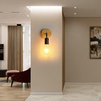 Wall Light - Black Metal Frame