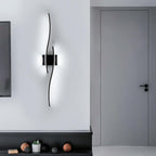 Wall Light - Black Aluminium Frame, White Light