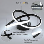 Ceiling Light - Black Aluminium Frame, White Light
