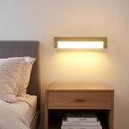 Wall Light - Wood Metal Frame, Warm Light