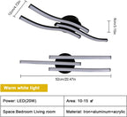 Ceiling Light - Black Aluminium Frame, Warm Light