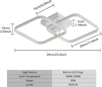 Ceiling Light - White Aluminium Frame, Tunable and Dimmable