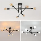 Ceiling Light - Black Metal Frame