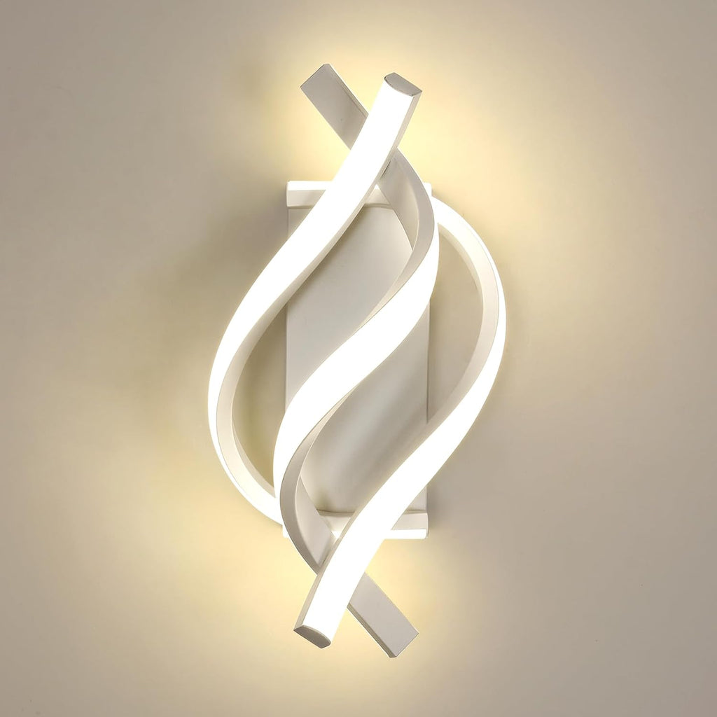 Wall Light - White Aluminium Frame, Natural Light