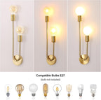 Wall Light - Gold Metal Frame