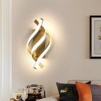 Wall Light - Gold Aluminium Frame, Natural Light