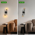 Wall Light - Black Metal Frame