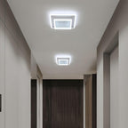 Ceiling Light - White Acrylic Frame, White Light