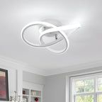 Deckenleuchte - Weißer Aluminiumrahmen, Weißes Licht