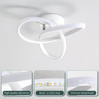 Ceiling Light - White Aluminium Frame, Natural Light