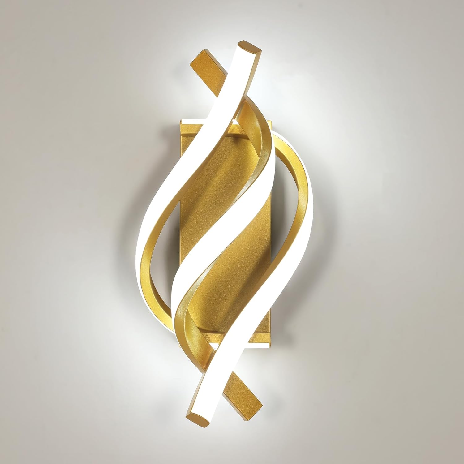 Wall Light - White Aluminium Frame, Warm Light
