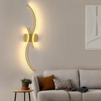 Wall Light - White Aluminium Frame, Warm Light