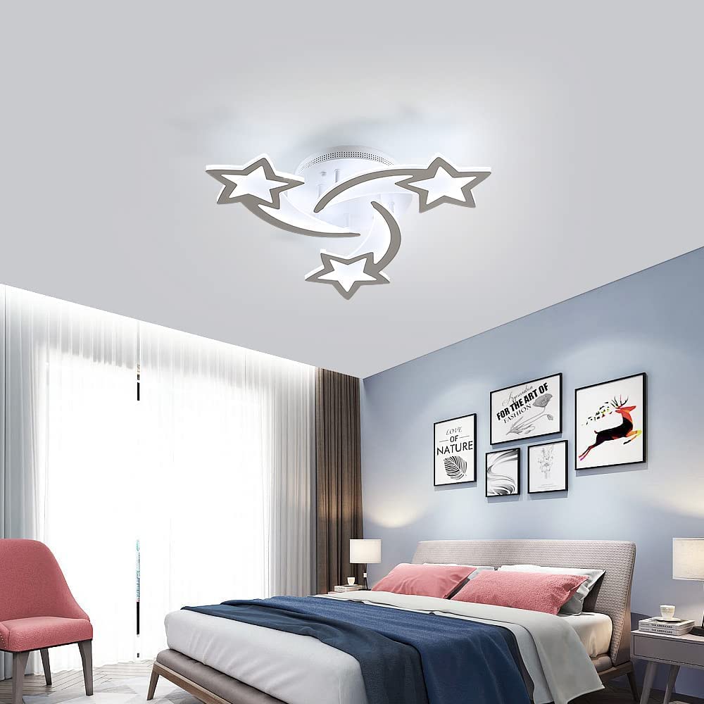 Ceiling Light - White Acrylic Frame, Tunable and Dimmable