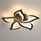 Ceiling Light - Black Acrylic Frame, Warm Light