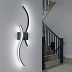 Wall Light - Black Aluminium Frame, White Light