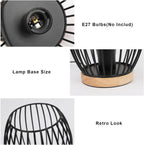 Table Lamps - Black Metal Frame