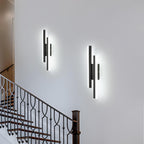 Wall Light - Black Acrylic Frame, White Light