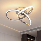 Ceiling Light - Chrome Aluminium Frame, Warm Light