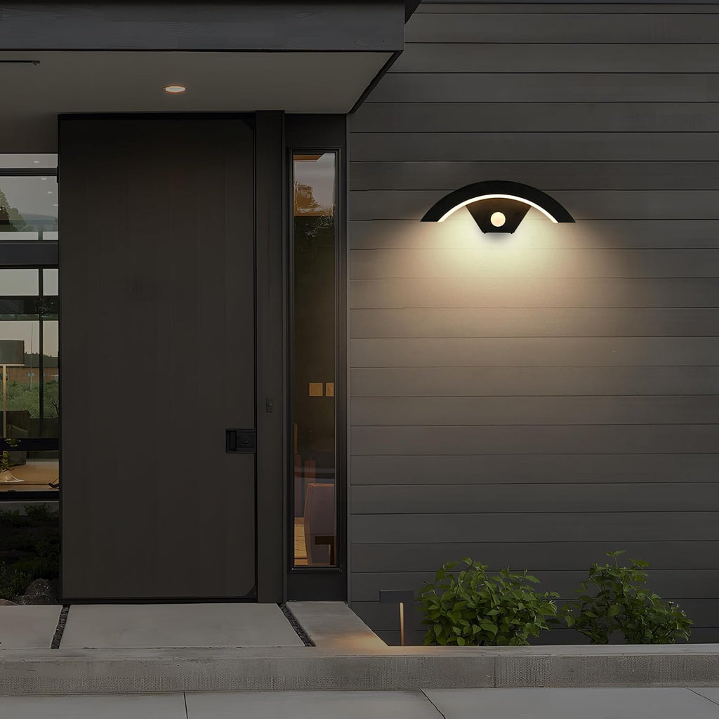 Wall Light - Black Metal Frame, Warm Light
