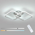Ceiling Light - Silver Aluminium Frame, Tunable and Dimmable