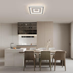 Ceiling Light - White Acrylic Frame, Tunable and Dimmable