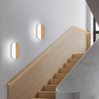 Wall Light - Wood Acrylic Frame, White Light