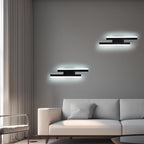 Wall Light - Black Acrylic Frame, White Light