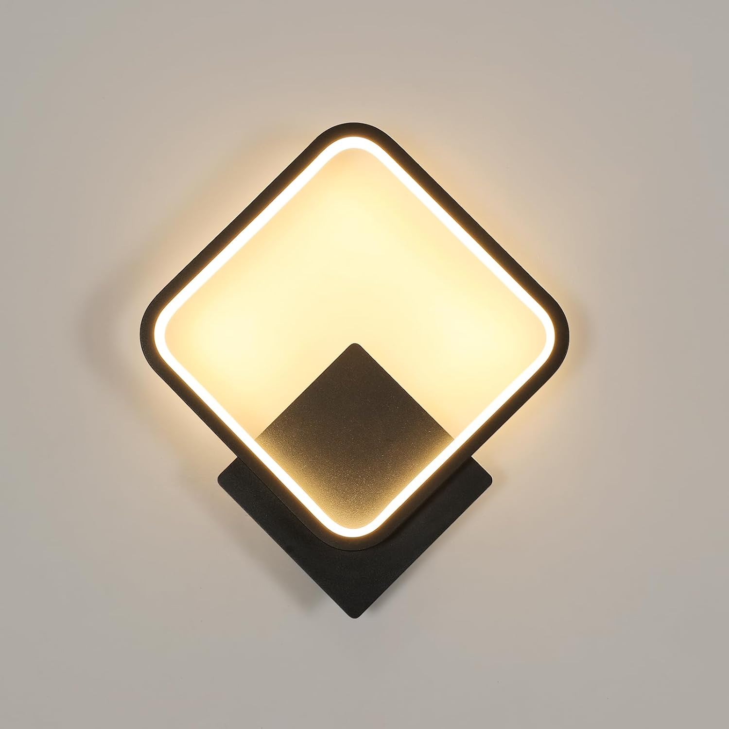 Wall Light - White Aluminium Frame, White Light