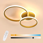 Ceiling Light - Gold Acrylic Frame, Tunable and Dimmable