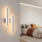 Wall Light - White Acrylic Frame, Warm Light