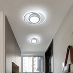 Ceiling Light - White Aluminium Frame, White Light