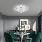 Ceiling Light - Chrome Acrylic Frame, Tunable and Dimmable