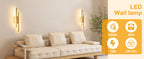 Wall Light - Gold Acrylic Frame, Warm Light