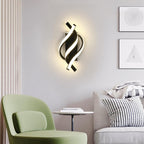 Wall Light - Black Aluminium Frame, Natural Light
