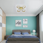 Ceiling Light - Gold Aluminium Frame, White Light