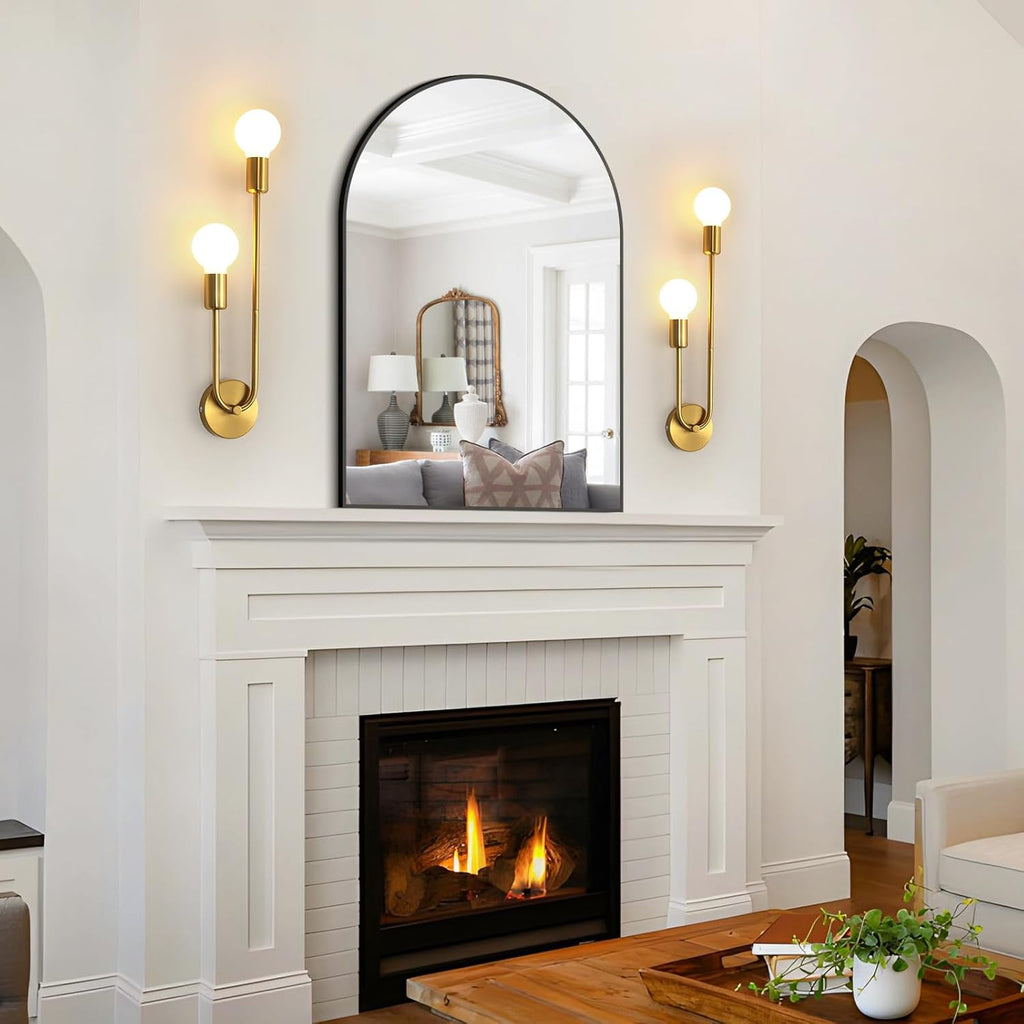 Wall Light - Gold Metal Frame