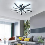 Ceiling Light - Black Acrylic Frame, Tunable and Dimmable