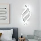 Wall Light - Silver Aluminium Frame, White Light