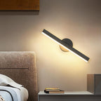 Wall Light - Black Acrylic Frame, Warm Light