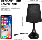 Table Lamps - Black Metal Frame