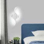 Wall Light - White Aluminium Frame, White Light